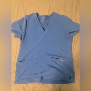 Two pocket scrub top
